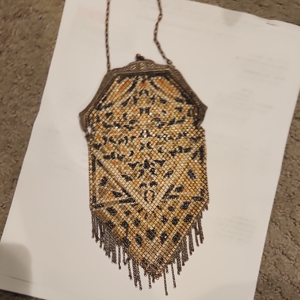 1920s Whiting & Davis STYLE Mesh Flapper Purse